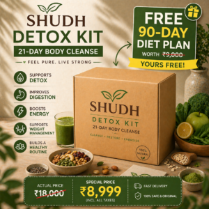 shudh detox kit – 21 day cleanse system + free 90 day diet plan