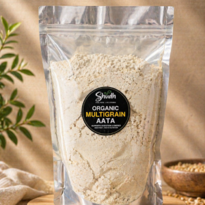 Shudh organic multigrain millet atta in stand-up pouch – gluten-free high fiber flour